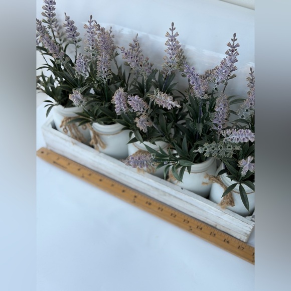 Rustic Lavender Mason Jar Centerpiece - Picture 6 of 9